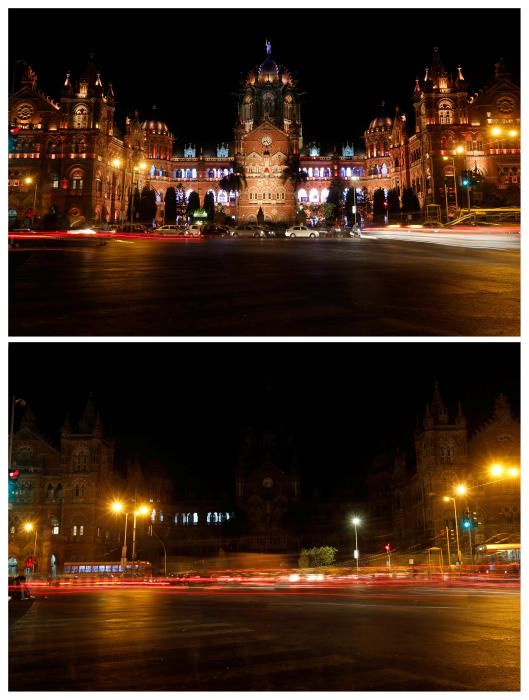 Estación de Victoria Terminus en Bombai, India.