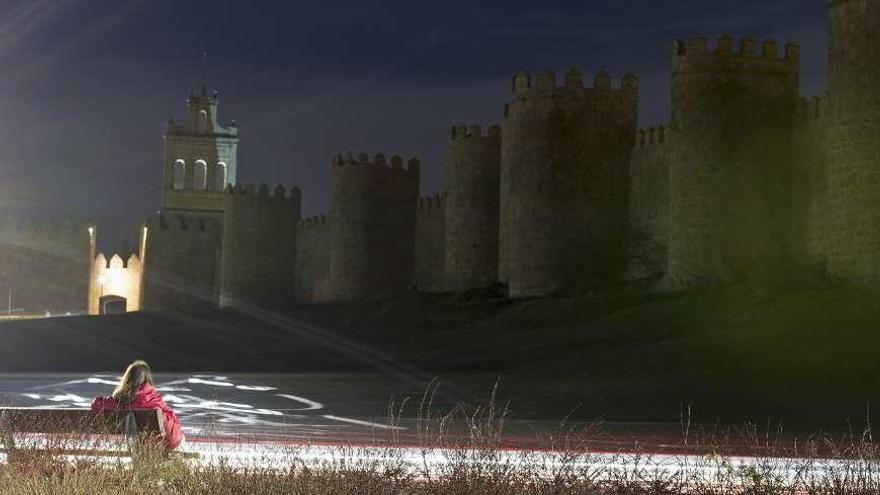 Muralla de Ávila, ayer. // Marta G. Brea / Efe