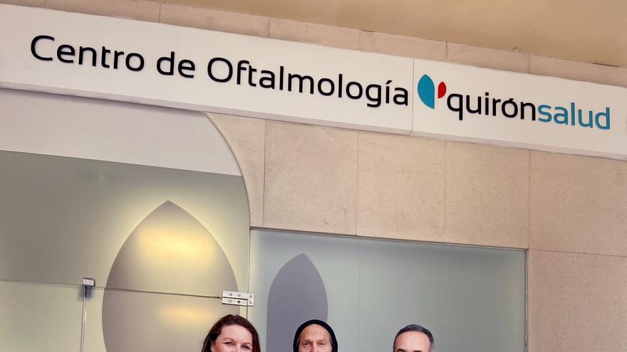 El Hospital Quirónsalud Marbella opera a un indigente para que recupere la vista