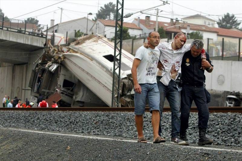 Fotogalería del accidente de Santiago