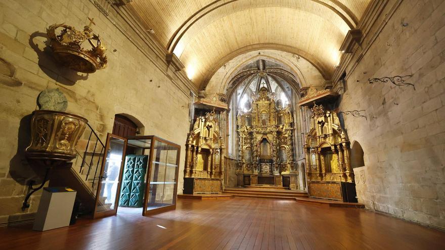 Interior del antiguo convento de Santa Clara.
