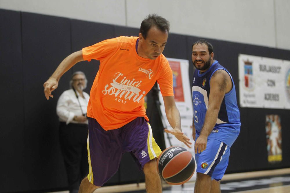 Partido entre los actores de 'Campeones' y el equipo de Burjassot que inspiró la película