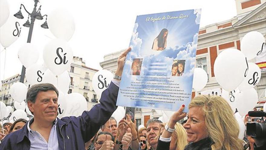 Marcha contra la derogación de la prisión permanente revisable en Madrid