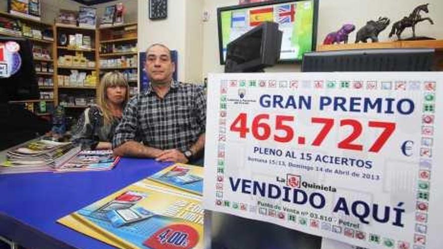 Un pleno al quince gana 465.700 euros en Petrer