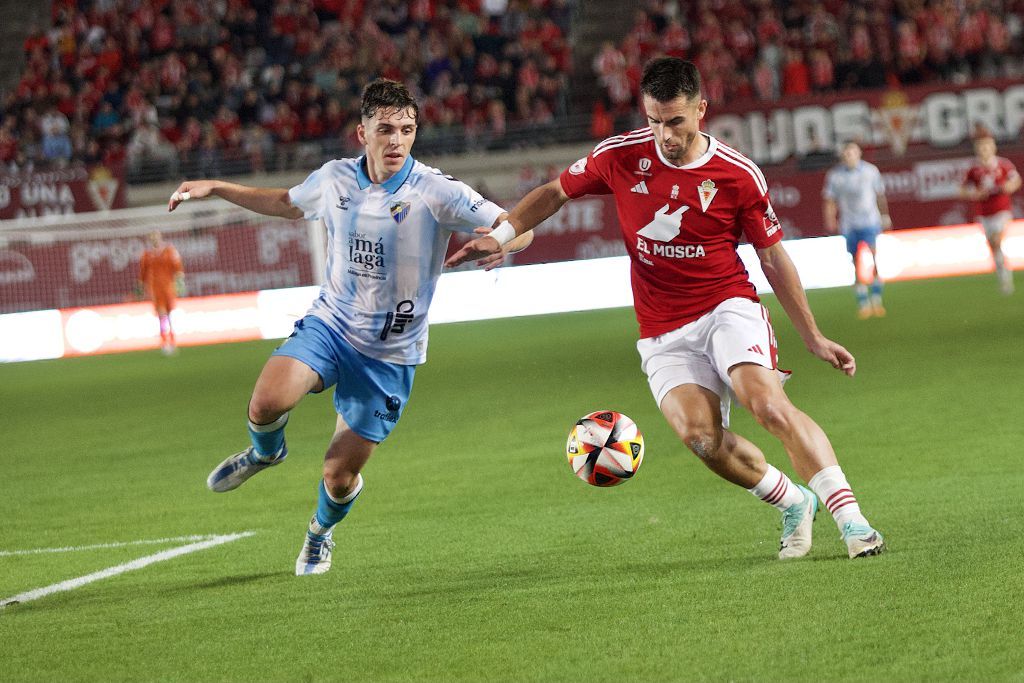 Así ha sido el partido entre el Málaga y el Real Murcia en imágenes