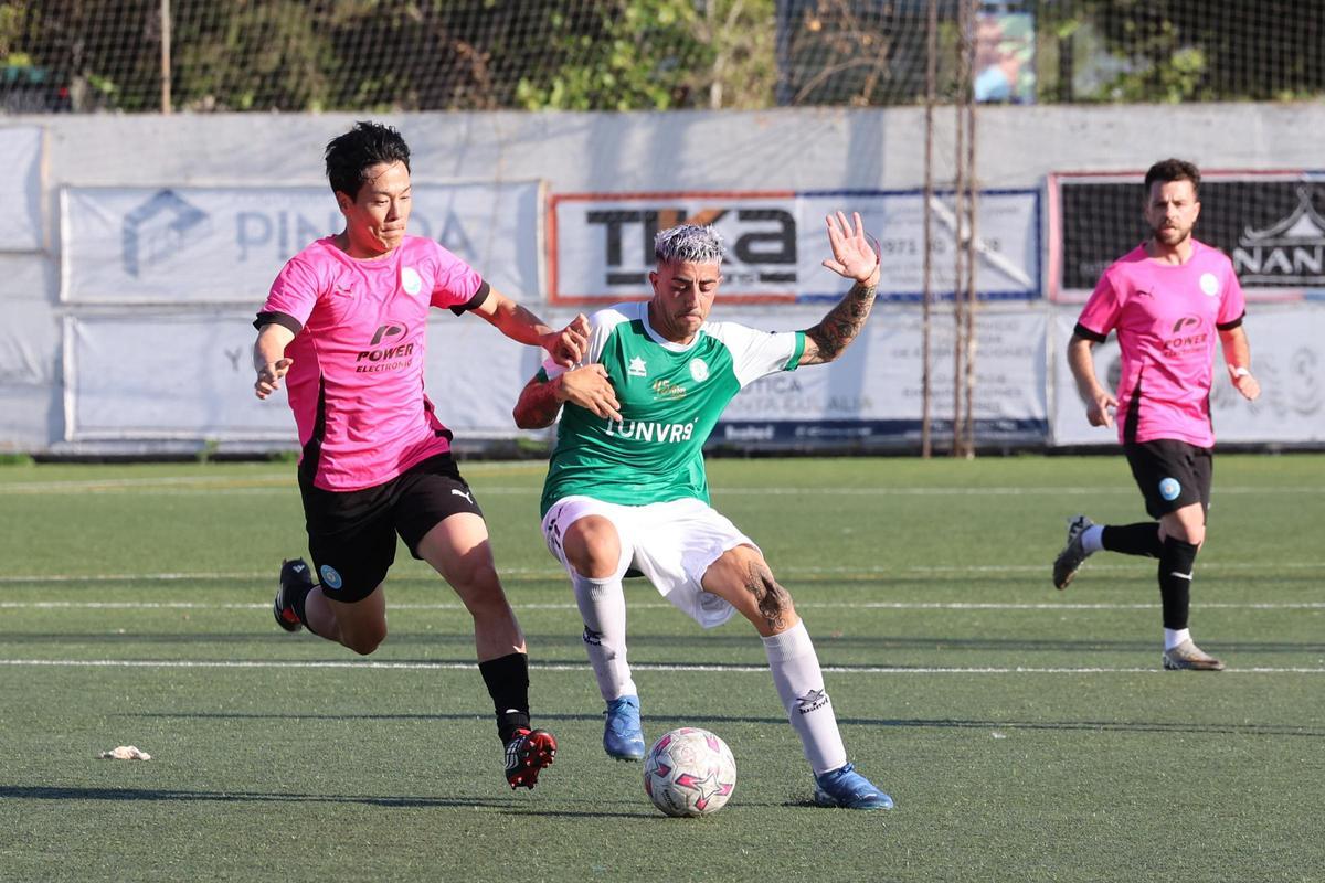 Imagen del partido entre el Luchador y la UD Ibiza B