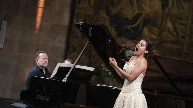 Recital de la soprano Sara Blanch, dissabte passat.
