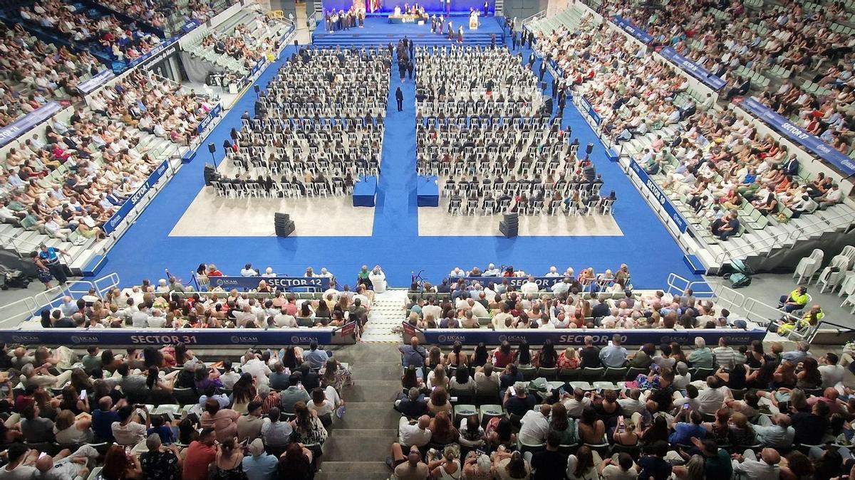 La UCAM ha graduado estos días a cerca de 3.000 estudiantes, en nueve ceremonias celebradas en Murcia y Cartagena.