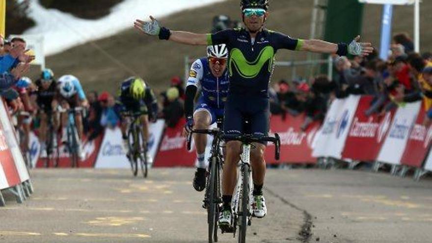 Alejandro Valverde va guanyar la tercera etapa de la Volta a la Molina