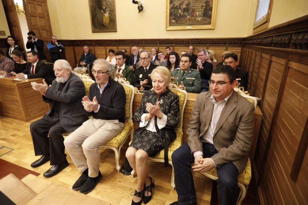 Pleno honorífico de distinciones