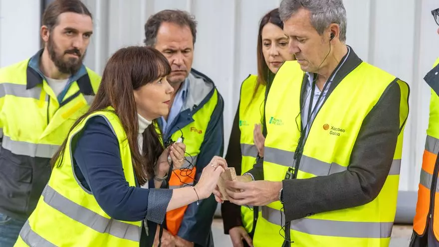 Visita de Alfonso Rueda, Presidente da Xunta de Galicia, ás instalacións de FINSA