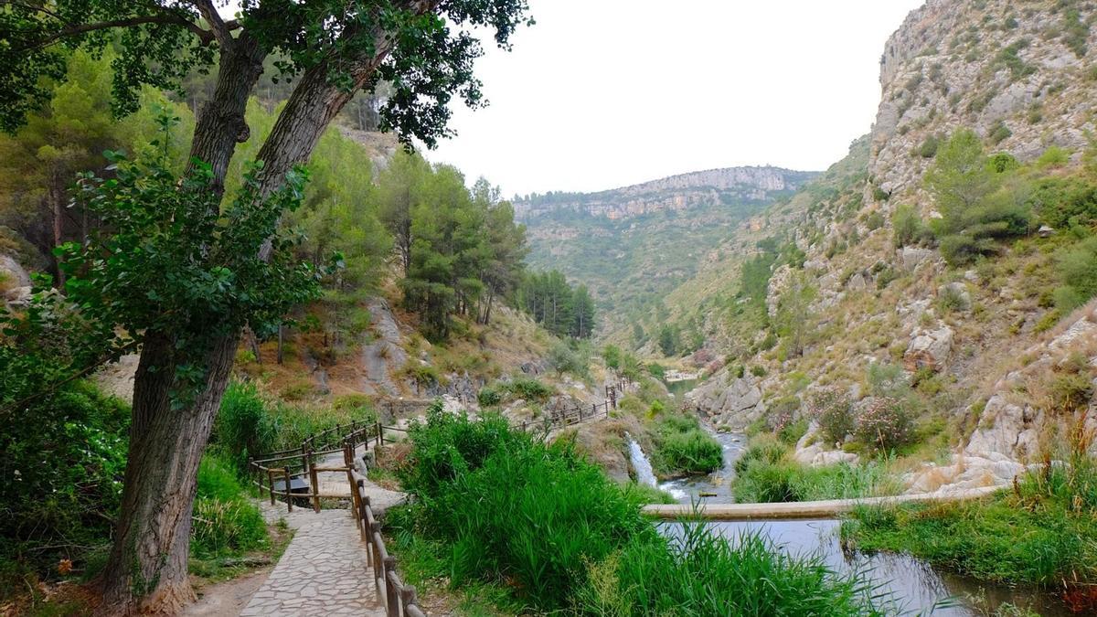 El paraje de la Vuelta de la Hoz es uno de los más representativos de Jérica.