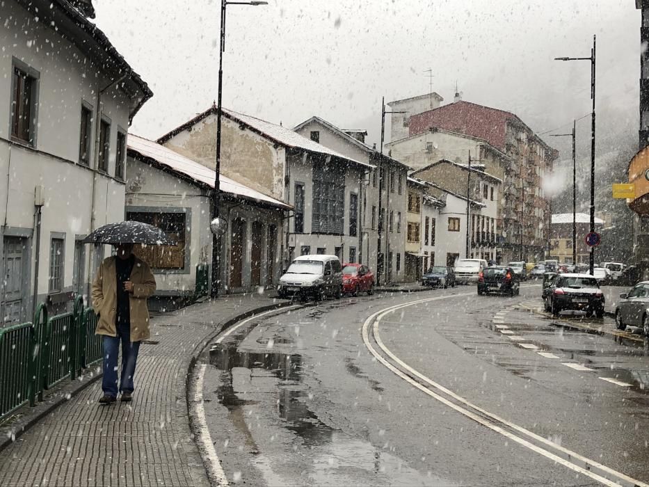 Nevada en Cangas del Narcea