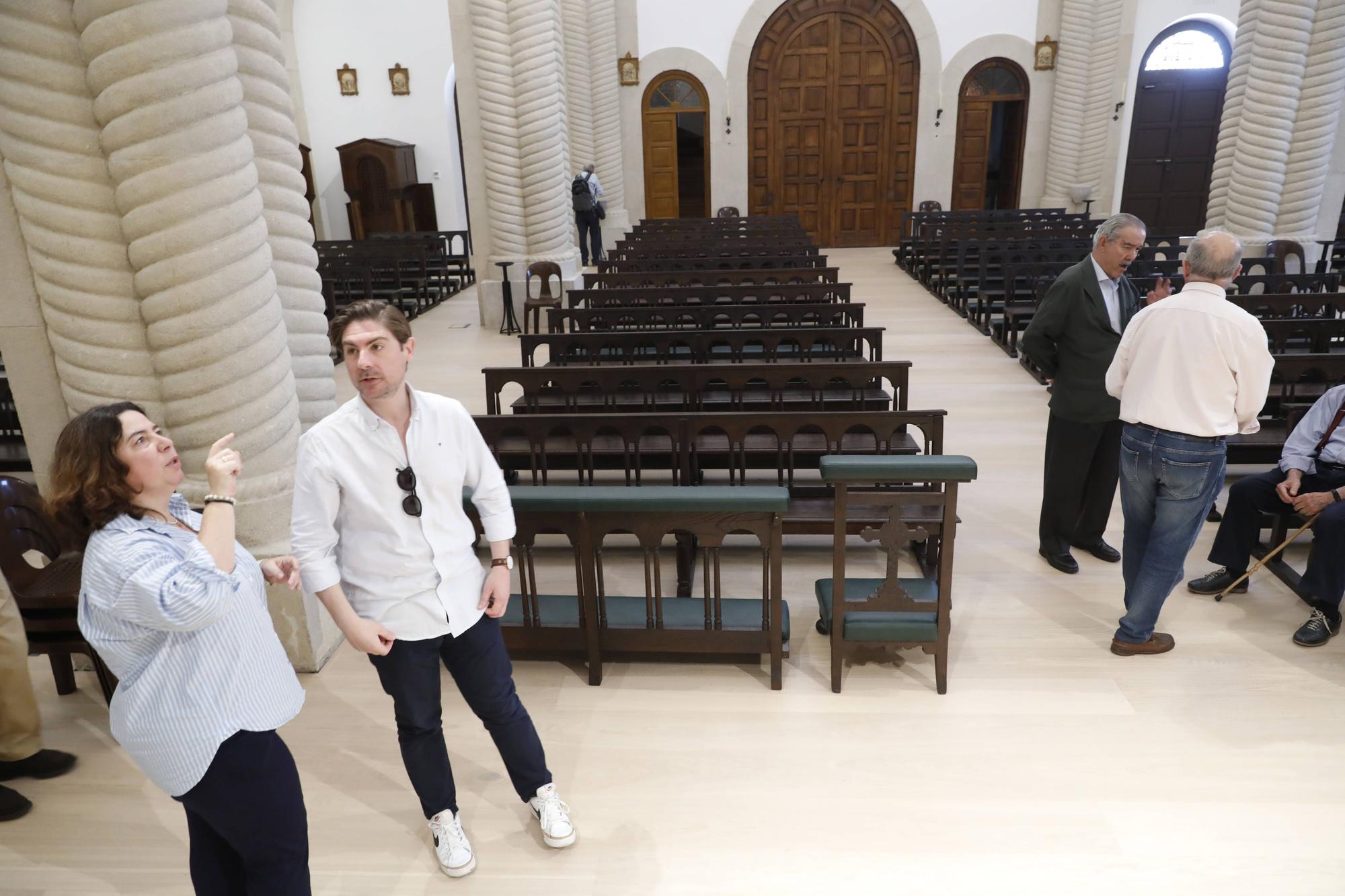 En imágenes: así ha quedado la reforma de la iglesia de San Julián de Somió