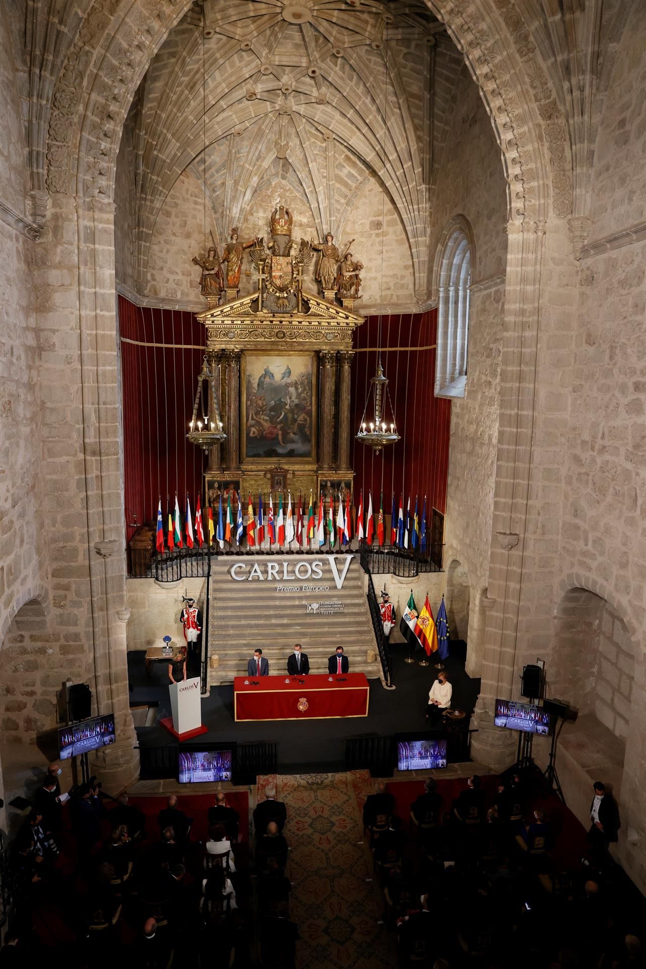 Entrega del premio Europeo Carlos V a Angela Merkel