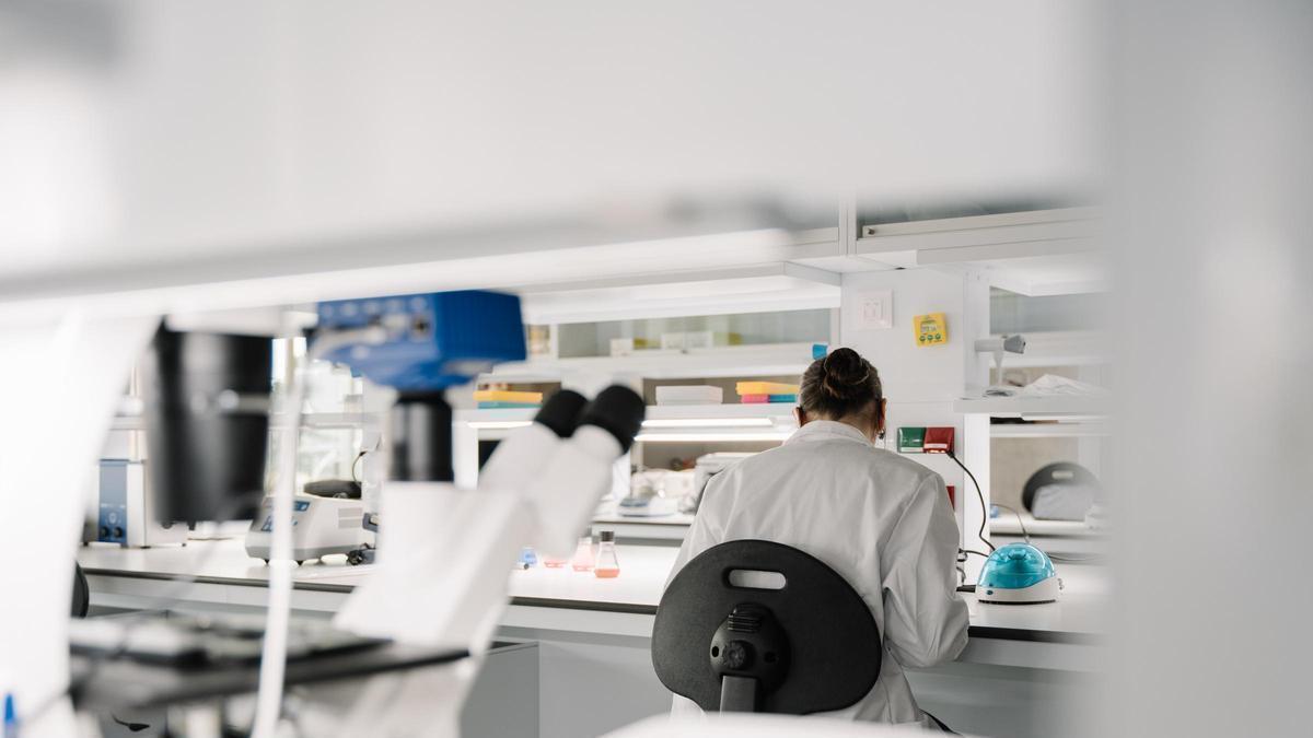 Un laboratori del CaixaResearch Institute, a Barcelona.