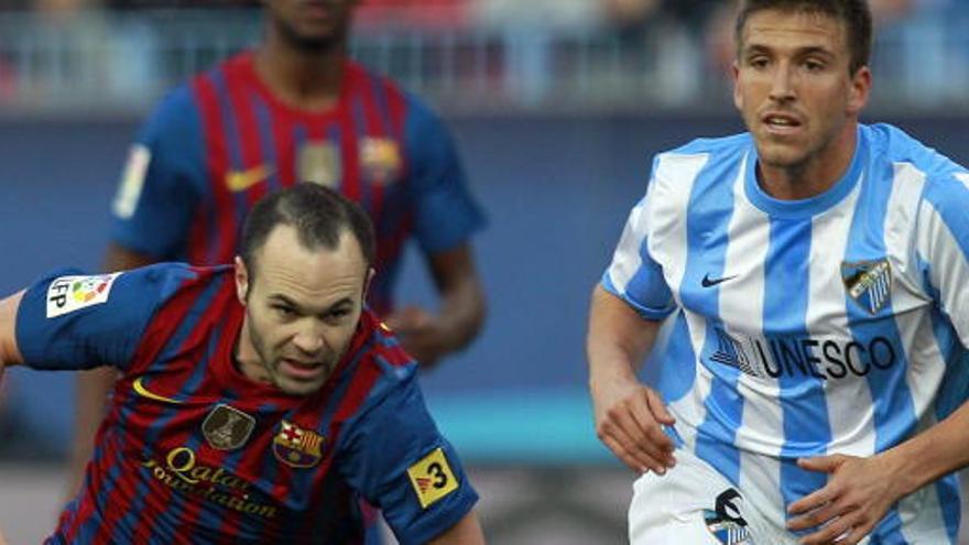 Málaga y Barcelona se enfrentan en La Rosaleda.