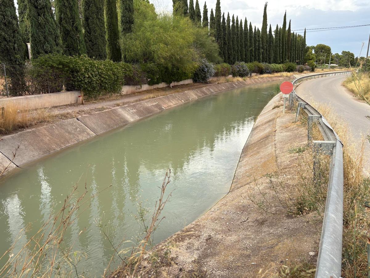 Postrasvase del Tajo-Segura a su paso por la Región de Murcia.