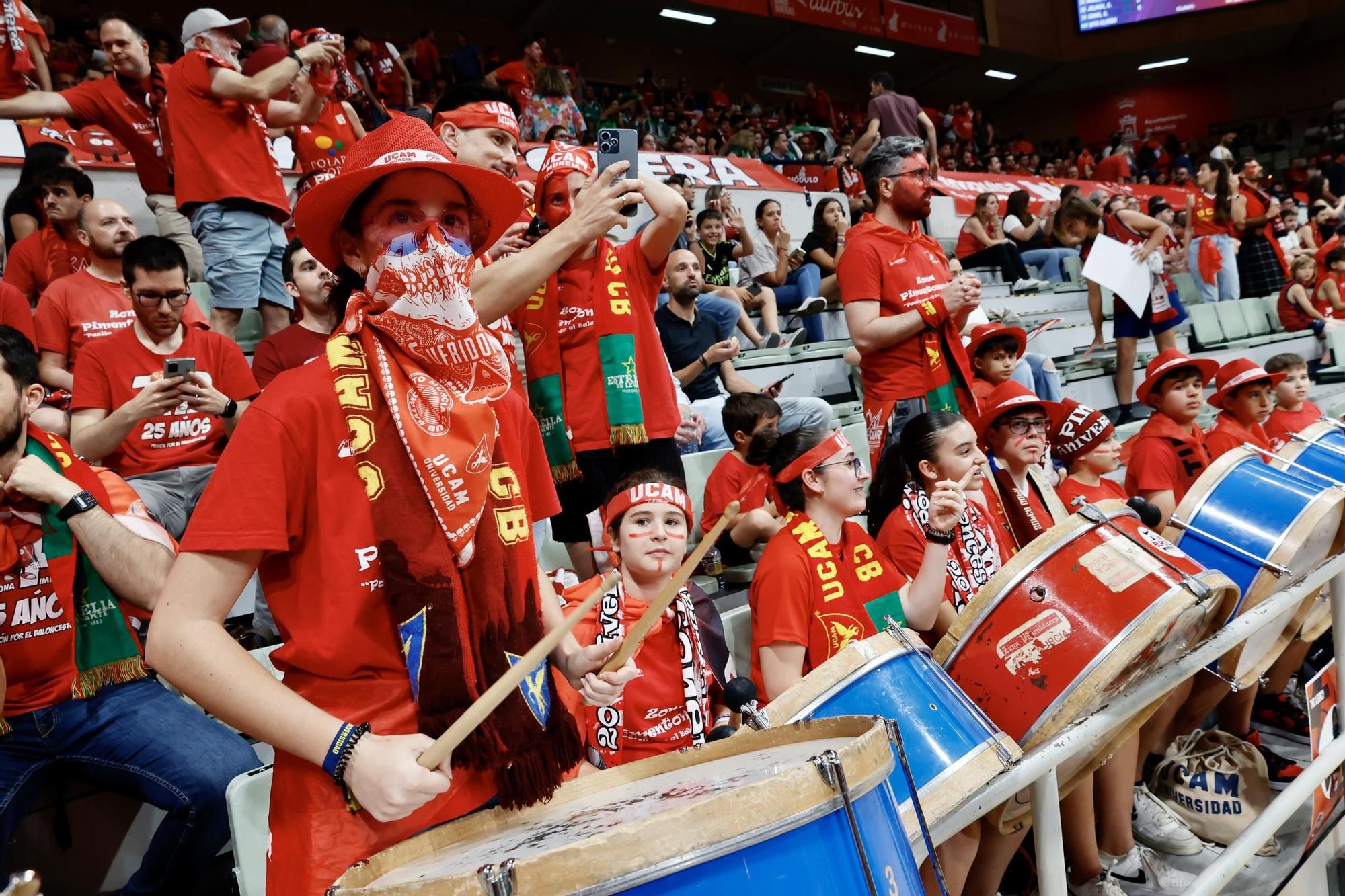 Las imágenes del cuarto partido de semifinales de la ACB entre el UCAM Murcia - Unicaja