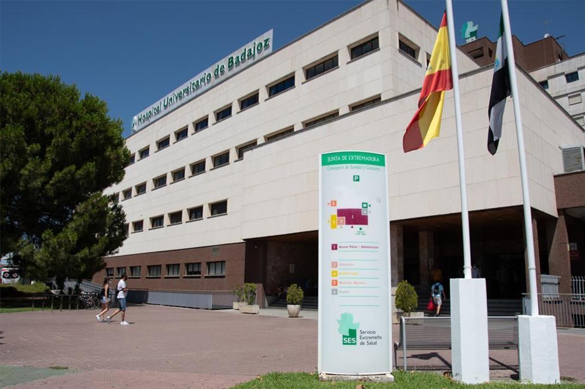 Hospital Universitario de Badajoz.
