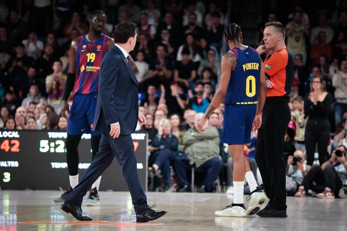 Pascual abandonó el Palau muy enfadado con los colegiados