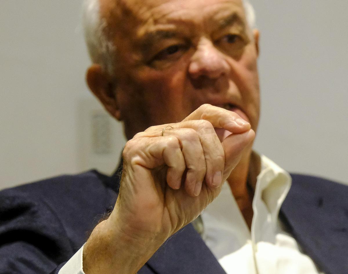 Alberto Cabré durante la conversación.