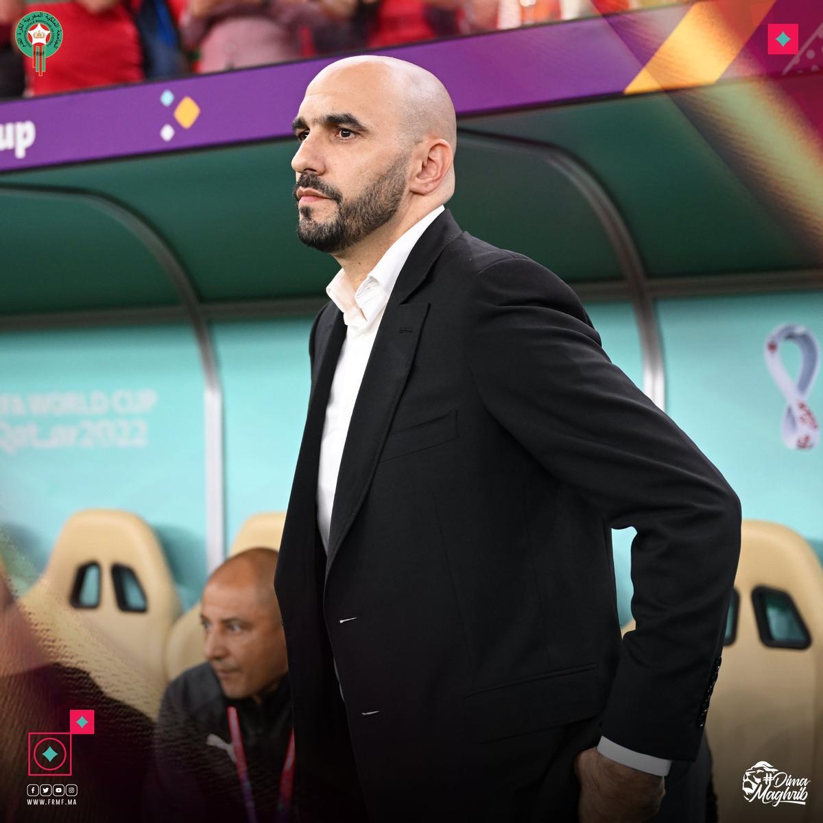 Regragui solo lleva unos meses en el cargo