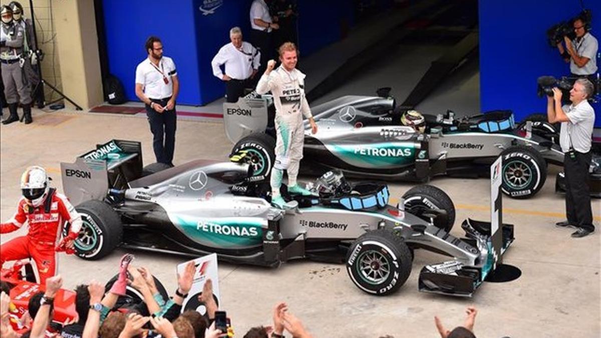 Nico Rosberg se ha asegurado el subcampeonato en Brasil