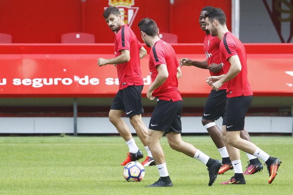 Entrenamiento del Sporting