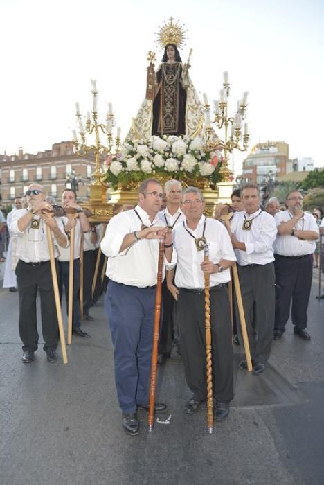 Procesión de la Virgen del Carmen en Murcia