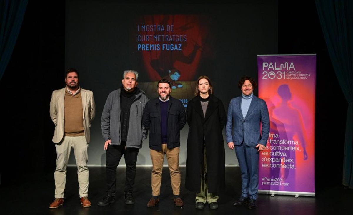Presentación ayer de la muestra de cortos de los Premios Fugaz.