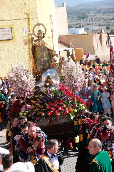 El patrón de Sax regresa a su ermita