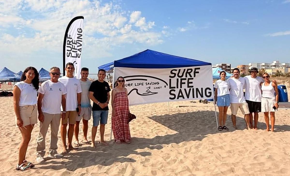 Surf life saving Canet