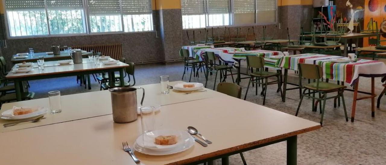 Comedor escolar de Présaras.  | // LA OPINIÓN