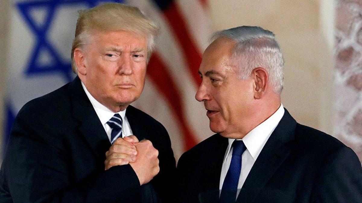 Trump junto a Netanyahu
