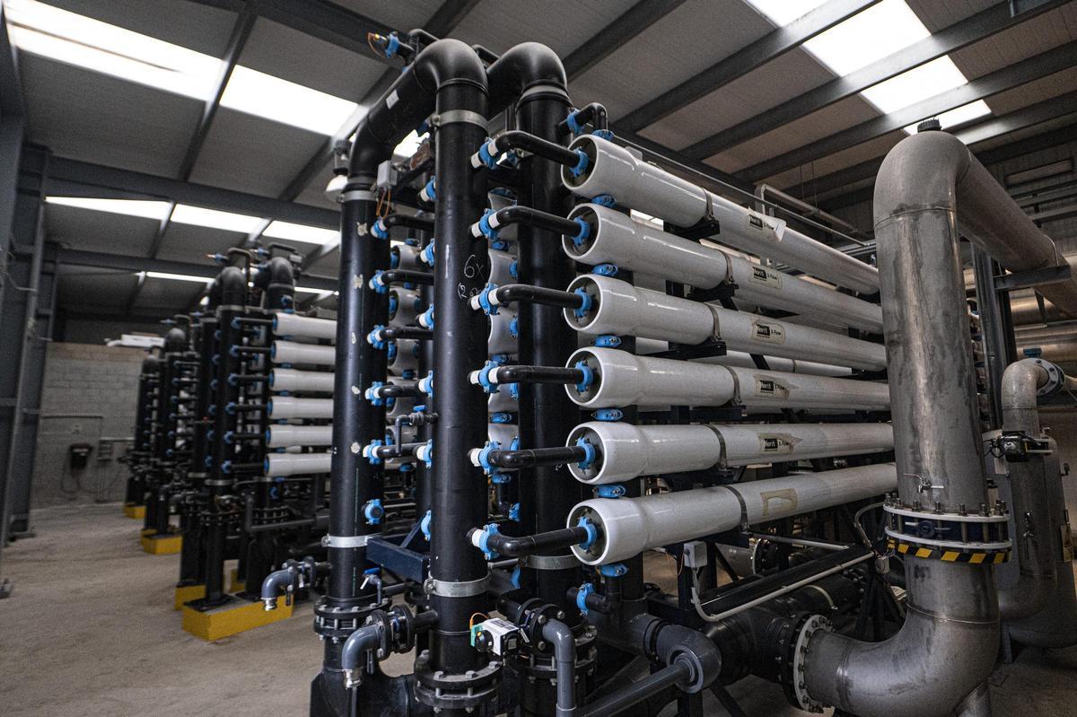 Imagen de archivo de las instalaciones de la potabilizadora del Besòs