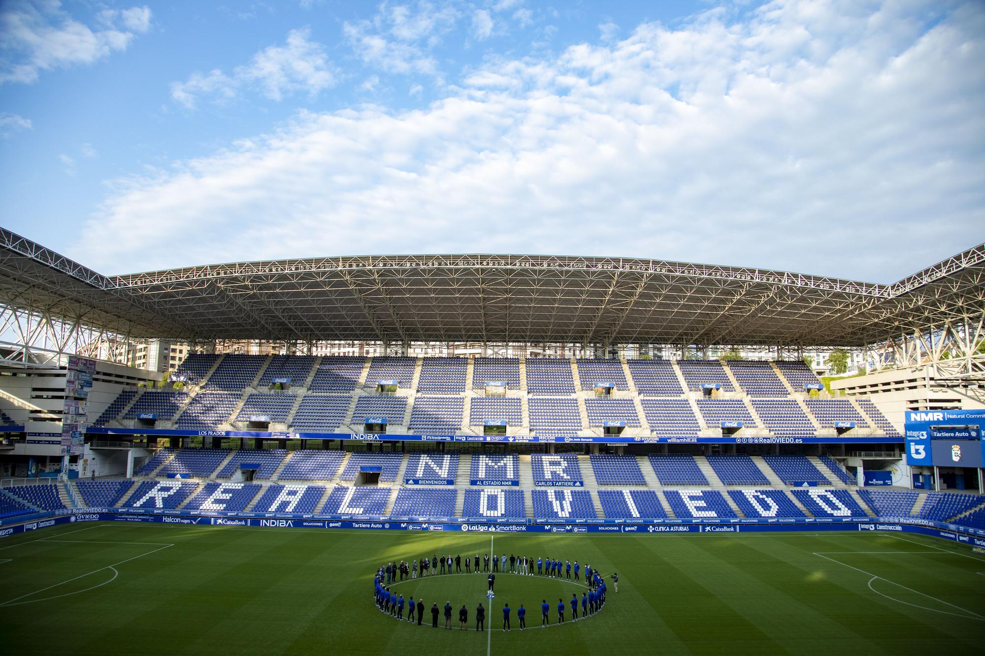 Las imágenes el homenaje a Arnau en el Tartiere