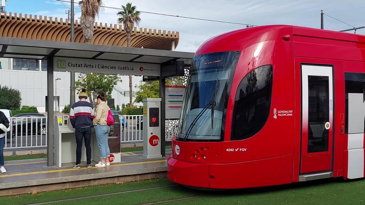 Usuarios de Metrovalencia.