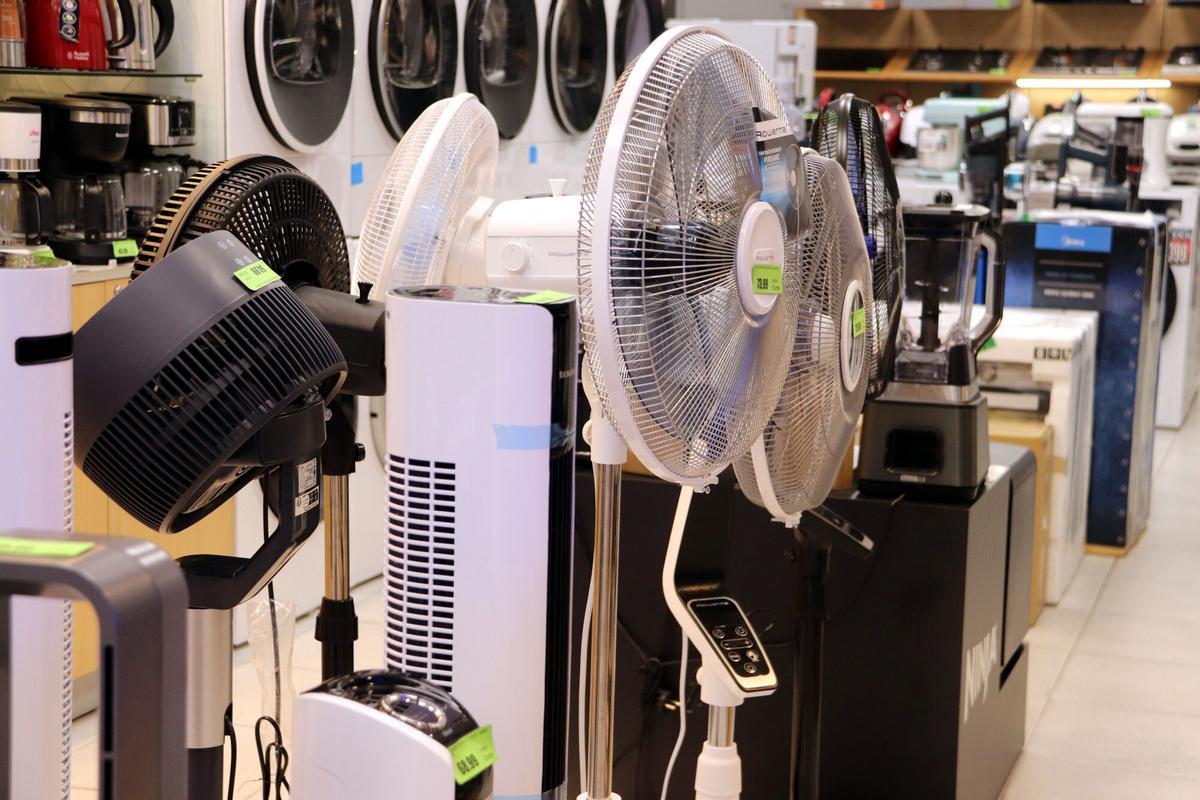 Ventiladors exposats a Electro Norma