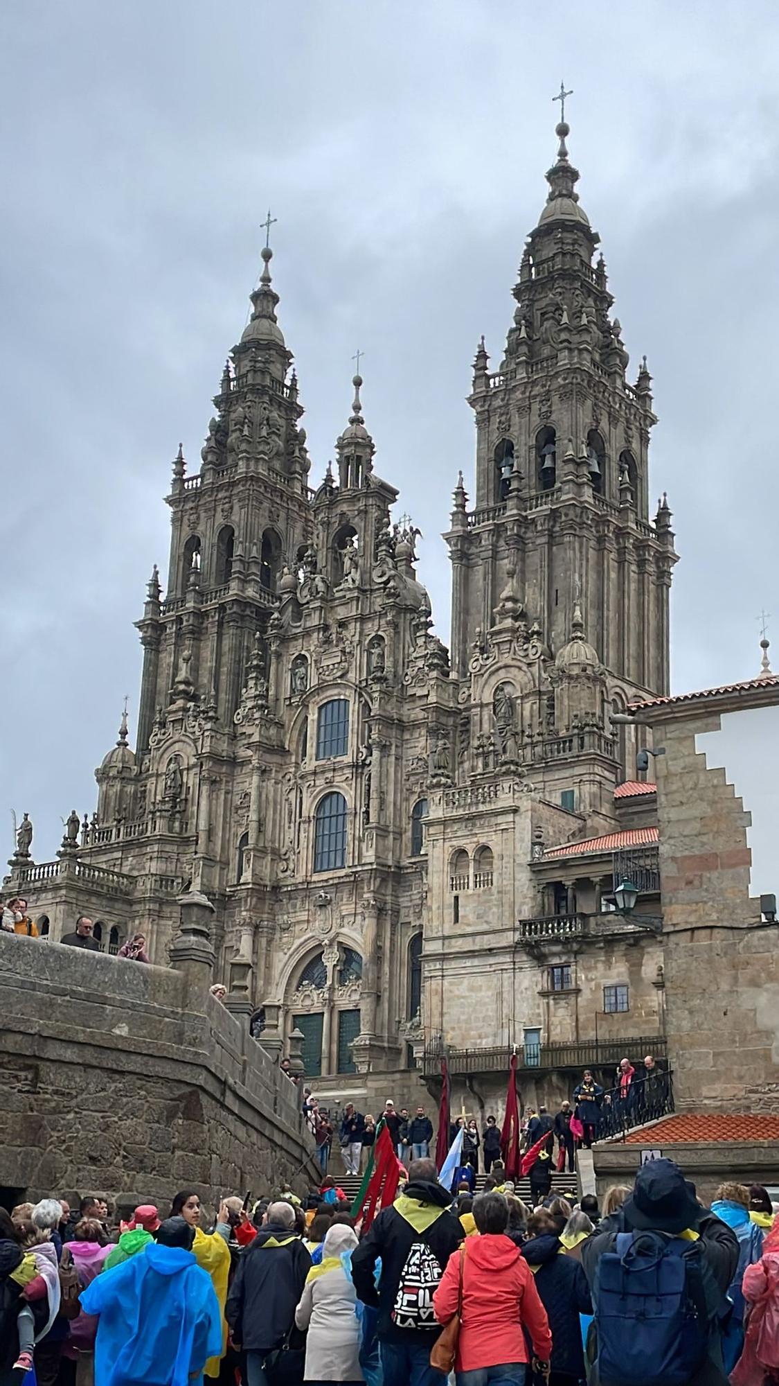 Los zamoranos arropan a la Virgen de la Concha en su peregrinación a Santiago