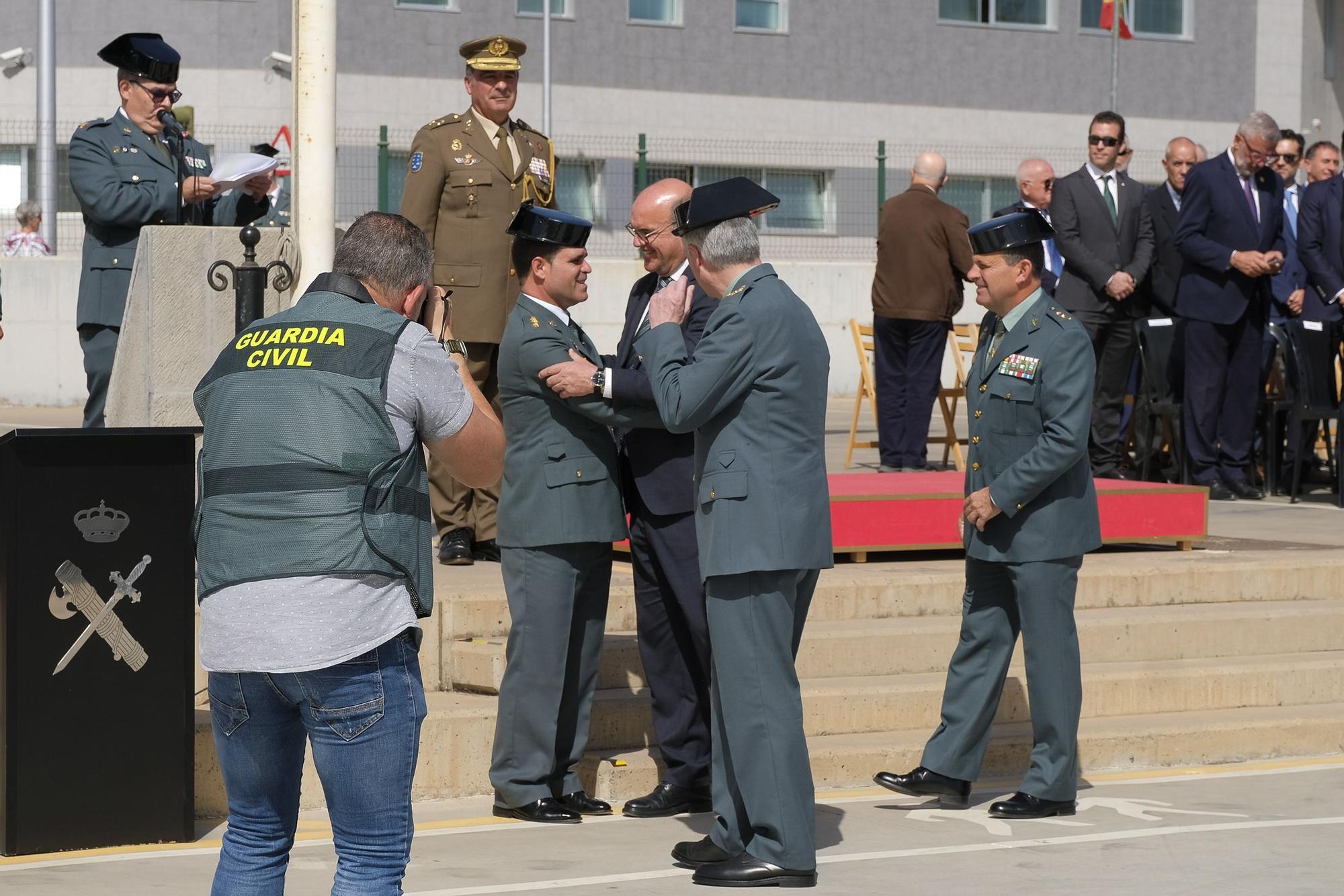 Toma de posesión del coronel jefe de la Comandancia de Guardia Civil