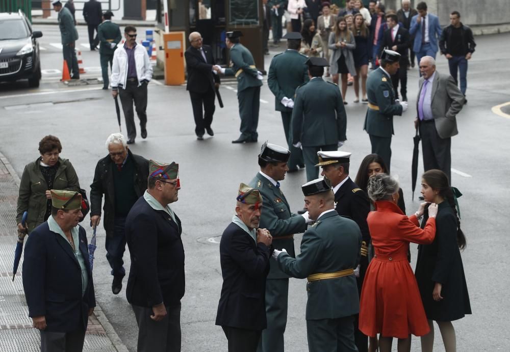 Actos oficiales en el cuartel del Rubín por el día del Pilar