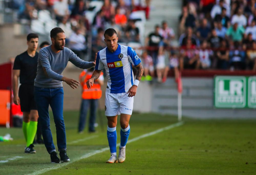 El Hércules empata en Las Gaunas ante el Logroñés y pasa a la final del playoff de ascenso