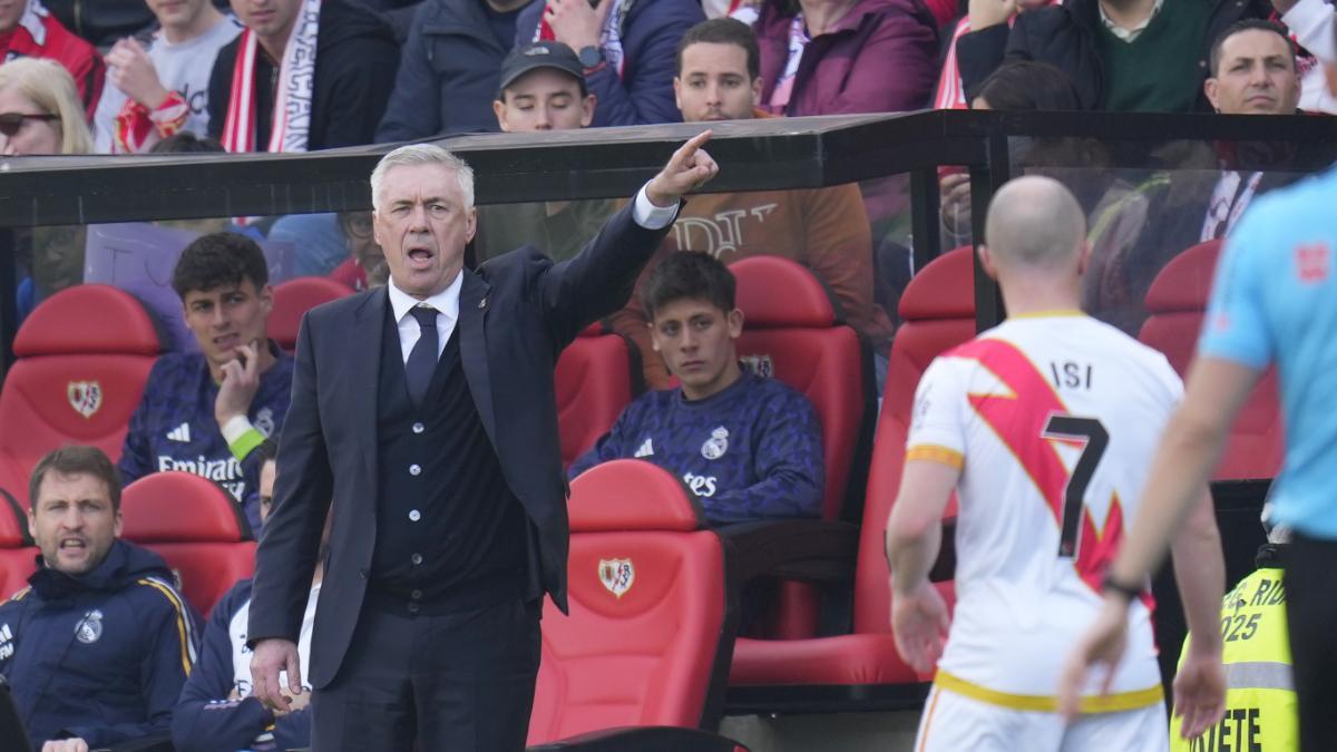 Ancelotti: "Mbappé no nos descentra, no es fácil jugar en Vallecas"