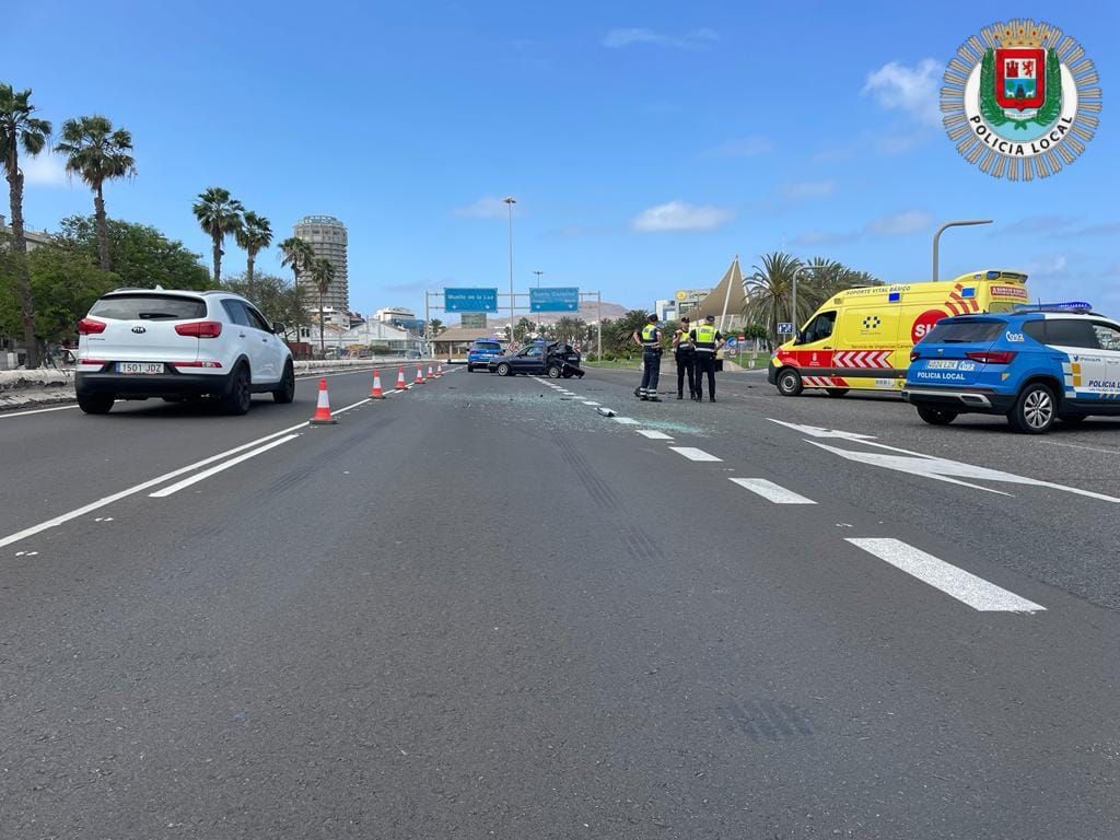 Accidente en Las Palmas de Gran Canaria (17/04/23)