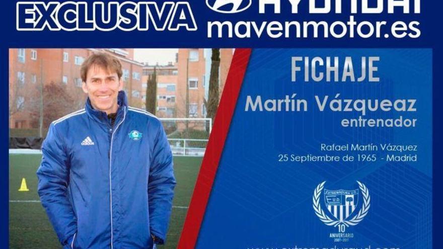 Martín Vázquez, nuevo técnico del Extremadura UD