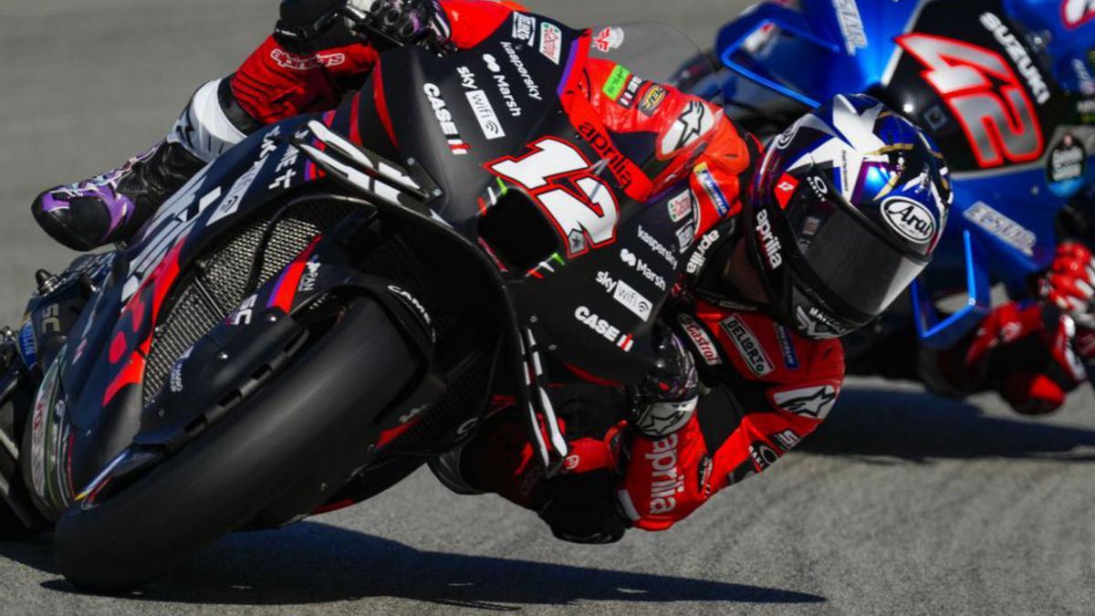 Viñales, ahir al circuit de Barcelona-Catalunya. | EFE/ENRIC FONTCUBERTA