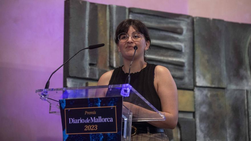 Joana Marcús, galardonada con el Premio Diario de Mallorca 2023