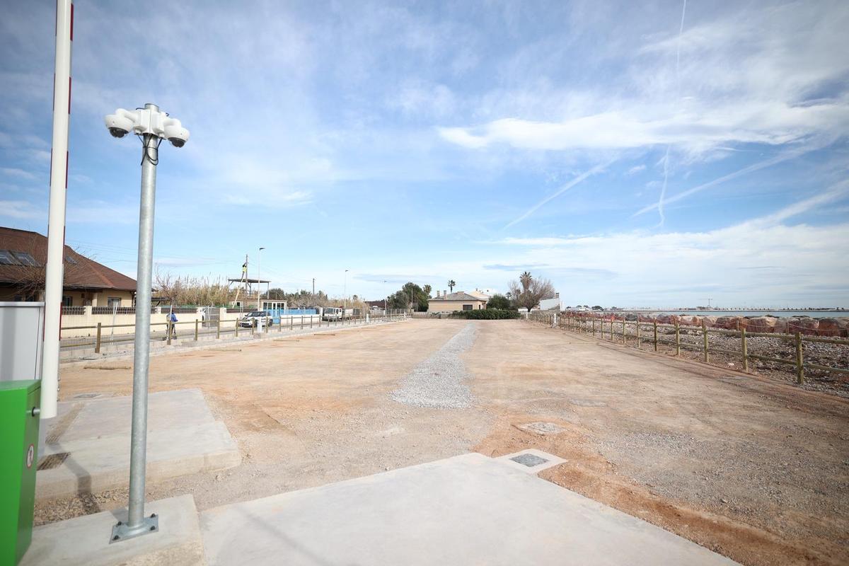 Parking de autocaravanas de Burriana.