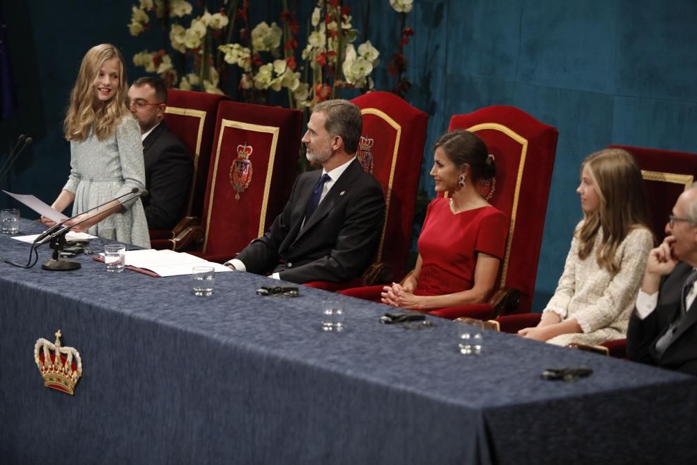 Así fue el primer discurso de la Princesa Leonor